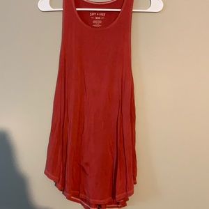 soft and sexy tank top pink/red